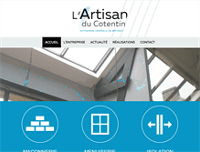 Tablet Screenshot of lartisan-du-cotentin.com